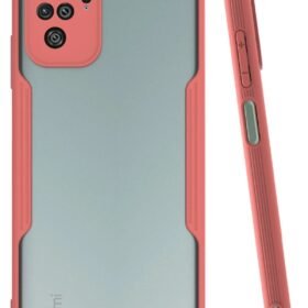 Xiaomi Redmi Note 10 Kılıf Platin Silikon - Pembe-(5796)