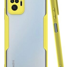 Xiaomi Redmi Note 10 Pro Kılıf Platin Silikon - Sarı-(5796)