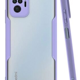 Xiaomi Redmi Note 10 Pro Kılıf Platin Silikon - Lila-(5796)