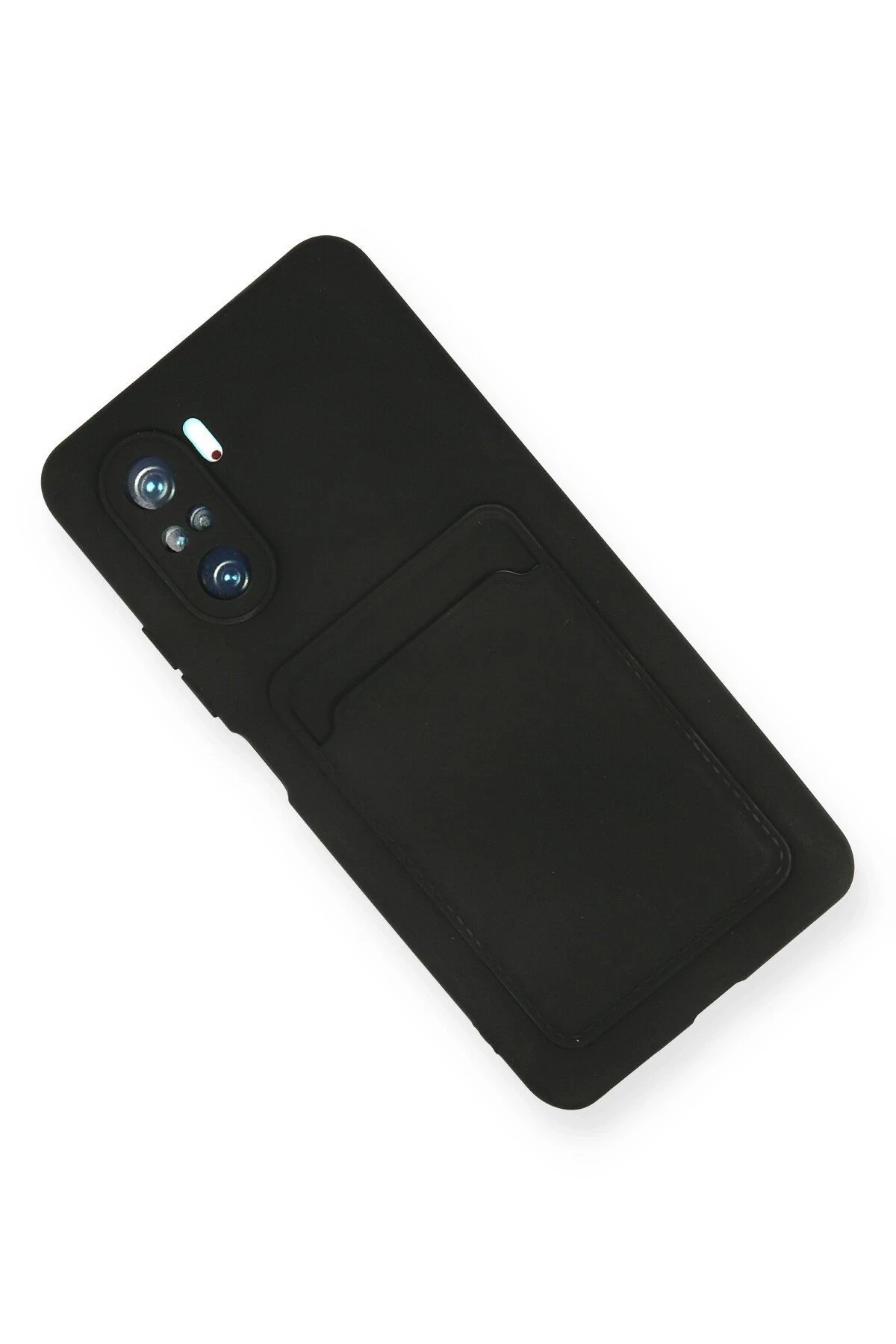 Xiaomi Mi 11i Kılıf Kelvin Kartvizitli Silikon - Siyah-(5796) - Görsel 2