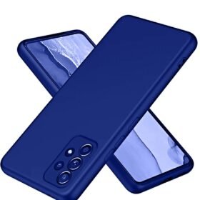 Samsung Galaxy A32 Kılıf First Silikon - Lacivert-(5796)