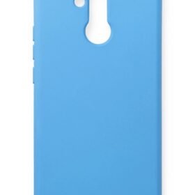 Huawei Mate 20 Lite Kılıf Nano içi Kadife Silikon - Mavi-(5796)