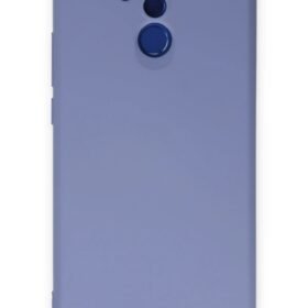 Huawei Mate 20 Lite Kılıf Nano içi Kadife Silikon - Lila-(5796)
