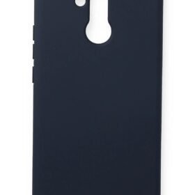 Huawei Mate 20 Lite Kılıf Nano içi Kadife Silikon - Lacivert-(5796)