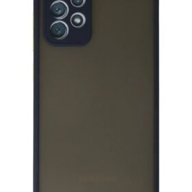 Samsung Galaxy A72 Kılıf Montreal Silikon Kapak - Lacivert-(5796)