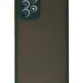 Samsung Galaxy A72 Kılıf Montreal Silikon Kapak - Koyu Yeşil-(5796)