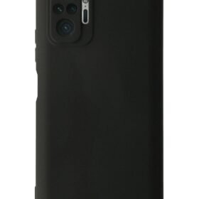 Xiaomi Redmi Note 10 Pro Kılıf Nano içi Kadife Silikon - Siyah-(5796)
