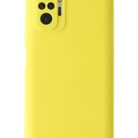 Xiaomi Redmi Note 10 Pro Kılıf Nano içi Kadife Silikon - Sarı-(5796)