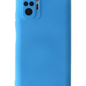 Xiaomi Redmi Note 10 Pro Kılıf Nano içi Kadife Silikon - Mavi-(5796)