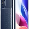 Xiaomi Poco F3 Kılıf Auto Focus Karbon Kapak - Lacivert-(5796)