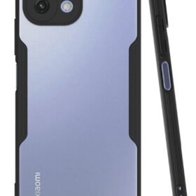 Xiaomi Mİ 11 Lite Kılıf Platin Silikon - Siyah-(5796)