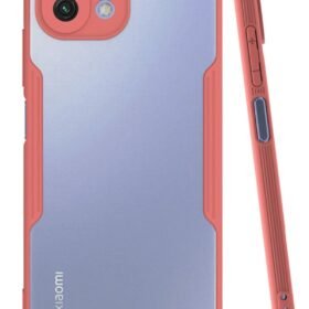 Xiaomi Mİ 11 Lite Kılıf Platin Silikon - Pembe-(5796)