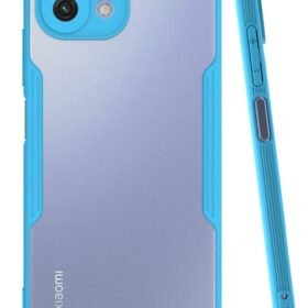 Xiaomi Mİ 11 Lite Kılıf Platin Silikon - Mavi-(5796)