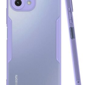 Xiaomi Mİ 11 Lite Kılıf Platin Silikon - Lila-(5796)