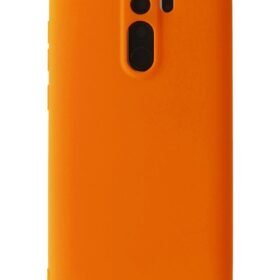 Xiaomi Redmi Note 8 Pro Kılıf First Silikon - Turuncu-(5796)