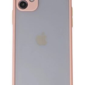 iPhone 11 Kılıf Montreal Silikon Kapak - Pembe-(5796)
