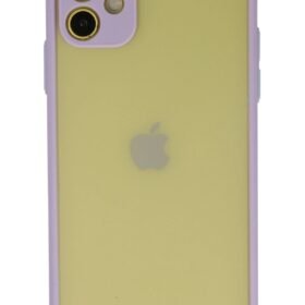 iPhone 11 Kılıf Montreal Silikon Kapak - Mor-(5796)