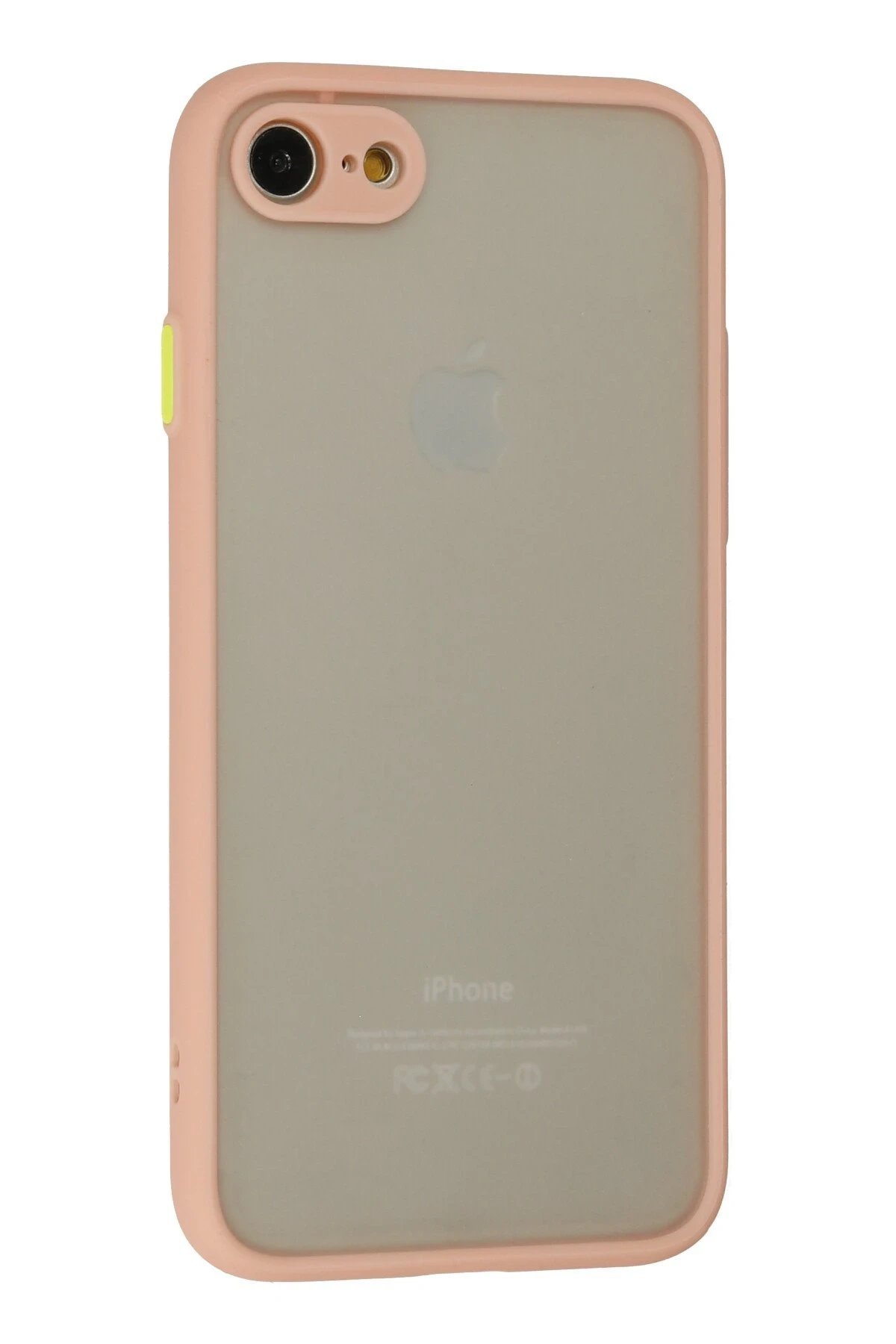 iPhone 7 Kılıf Montreal Silikon Kapak - Pembe-(5796) - Görsel 3