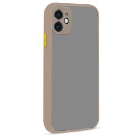 iPhone 12 Kılıf Montreal Silikon Kapak - Pembe-(5796)