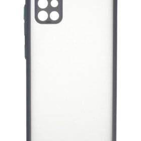 Samsung Galaxy A71 Kılıf Montreal Silikon Kapak - Gri-(5796)