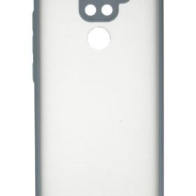 Xiaomi Redmi Note 9 Kılıf Montreal Silikon Kapak - Gri-(5796)