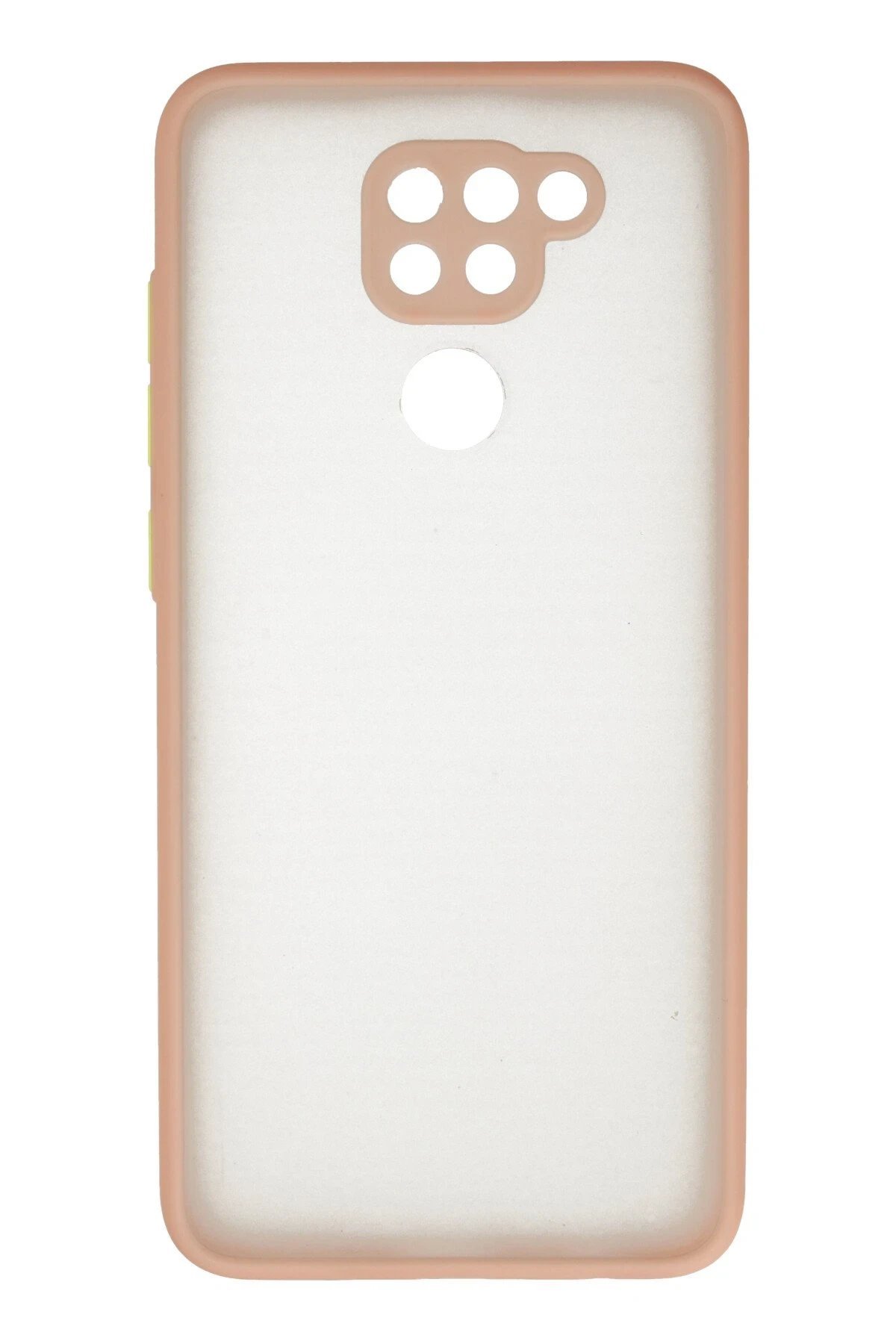 Xiaomi Redmi Note 9 Kılıf Montreal Silikon Kapak - Pembe-(5796)