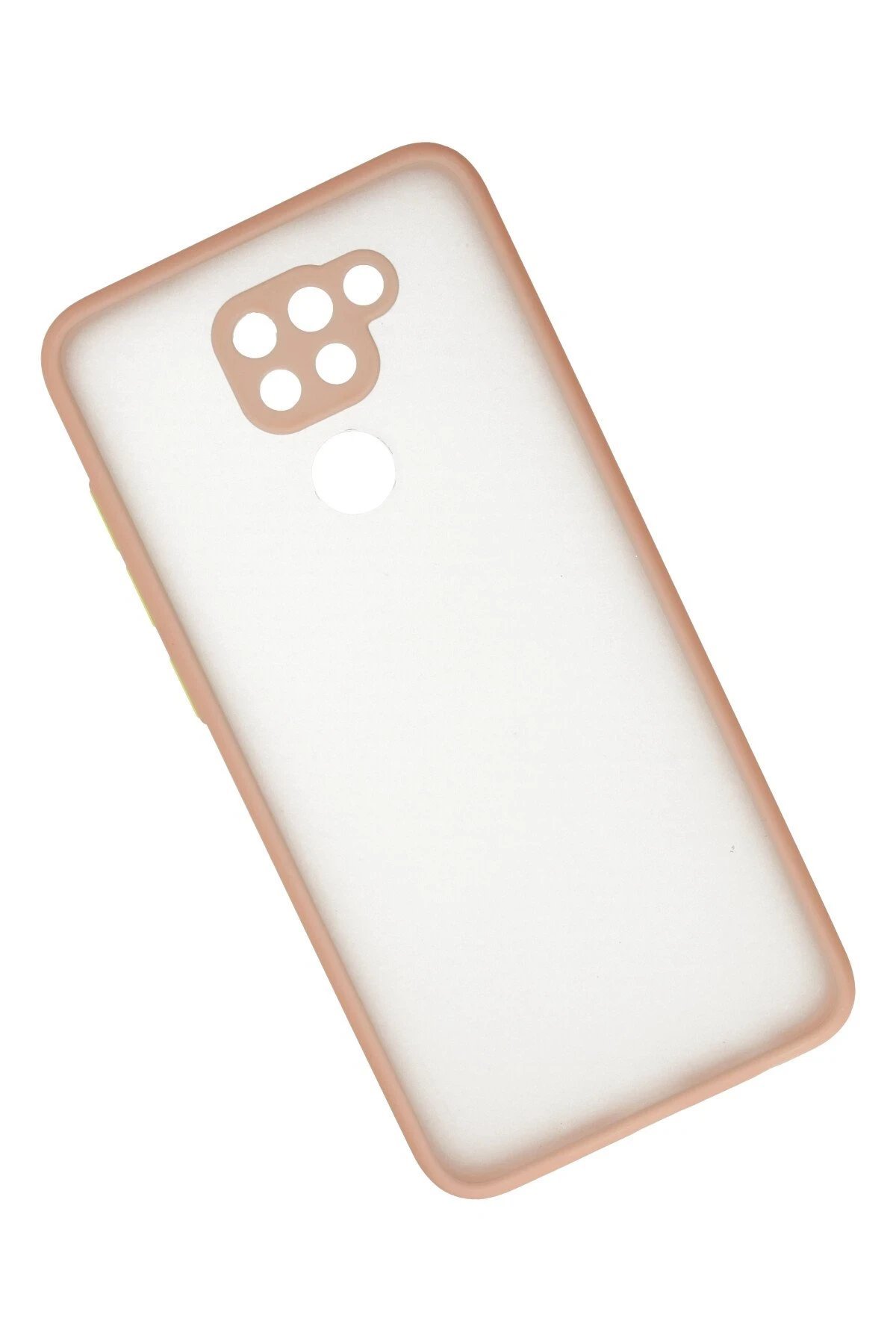 Xiaomi Redmi Note 9 Kılıf Montreal Silikon Kapak - Pembe-(5796) - Görsel 2