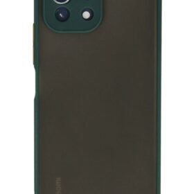 Xiaomi Mİ 11 Lite Kılıf Montreal Silikon Kapak - Yeşil-(5796)