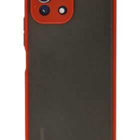 Xiaomi Mİ 11 Lite Kılıf Montreal Silikon Kapak - Kırmızı-(5796)