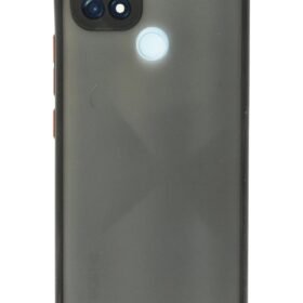 Realme C21 Kılıf Montreal Silikon Kapak - Siyah-(5796)