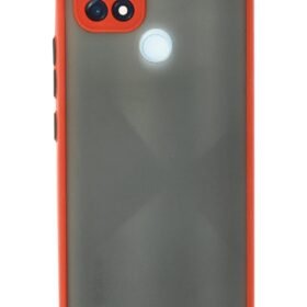 Realme C21 Kılıf Montreal Silikon Kapak - Kırmızı-(5796)