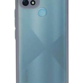Realme C21 Kılıf Montreal Silikon Kapak - Gri-(5796)