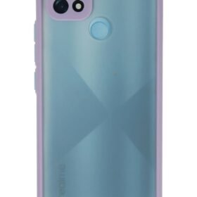 Realme C21 Kılıf Montreal Silikon Kapak - Mor-(5796)