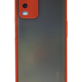 Oppo A54 4G Kılıf Montreal Silikon Kapak - Kırmızı-(5796)