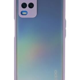 Oppo A54 4G Kılıf Montreal Silikon Kapak - Mor-(5796)