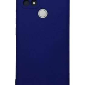 Oppo A15 Kılıf Nano içi Kadife Silikon - Lacivert-(5796)