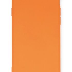 iPhone 6 Kılıf Nano içi Kadife Silikon - Turuncu-(5796)
