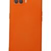 Oppo Reno 4 Lite Kılıf Nano içi Kadife Silikon - Turuncu-(5796)