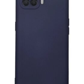 Oppo Reno 4 Lite Kılıf Nano içi Kadife Silikon - Lacivert-(5796)
