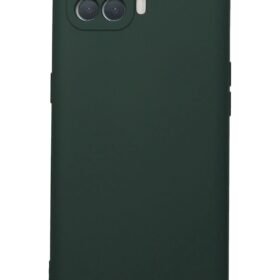 Oppo Reno 4 Lite Kılıf Nano içi Kadife Silikon - Koyu Yeşil-(5796)