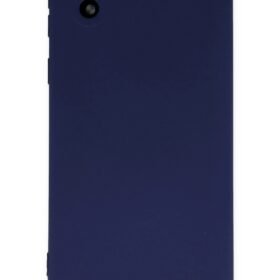 Samsung Galaxy A01 Core Kılıf Nano içi Kadife Silikon - Lacivert-(5796)