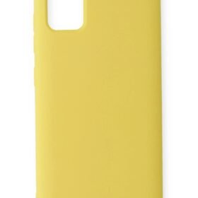 Samsung Galaxy A51 Kılıf Nano içi Kadife Silikon - Sarı-(5796)