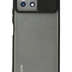 Xiaomi Mİ 11 Lite Kılıf Palm Buzlu Kamera Sürgülü Silikon - Siyah-(5796)