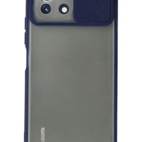 Xiaomi Mİ 11 Lite Kılıf Palm Buzlu Kamera Sürgülü Silikon - Lacivert-(5796)