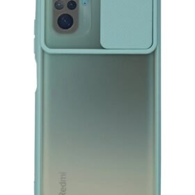 Xiaomi Redmi Note 10 Kılıf Palm Buzlu Kamera Sürgülü Silikon uaz-(5796)