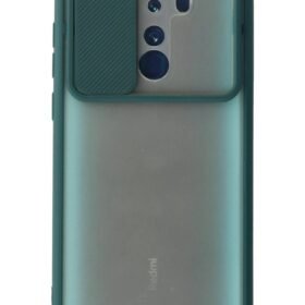 Xiaomi Redmi Note 8 Pro Kılıf Palm Buzlu Kamera Sürgülü Silikon - Yeşil-(5796)