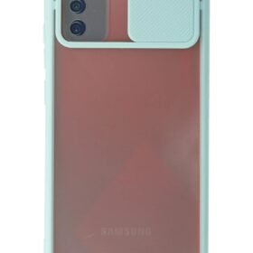 Samsung Galaxy A02S Kılıf Palm Buzlu Kamera Sürgülü Silikon uaz-(5796)
