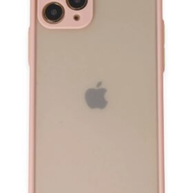 iPhone 11 Pro Kılıf Montreal Silikon Kapak - Pembe-(5796)