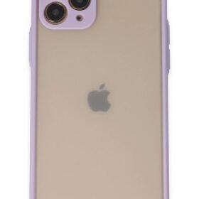 iPhone 11 Pro Kılıf Montreal Silikon Kapak - Mor-(5796)