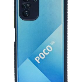 Xiaomi Poco F3 Kılıf Miami Şeffaf Silikon - Lacivert-(5796)